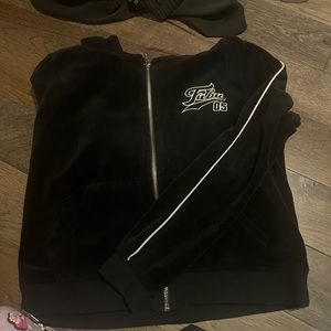 Velour zip up